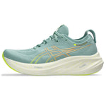 ASICS Footwear ASICS Women's Gel-Nimbus 26 AW24 - Light Celadon/Saftey Yellow - Up and Running