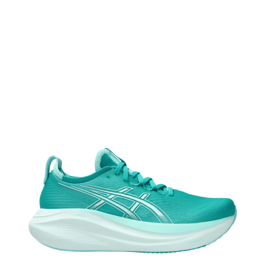 Asics Shoes Asics Women's GEL-NIMBUS 27 Running Shoes in Wave Teal/Illuminate Mint SS25 - Up and Running