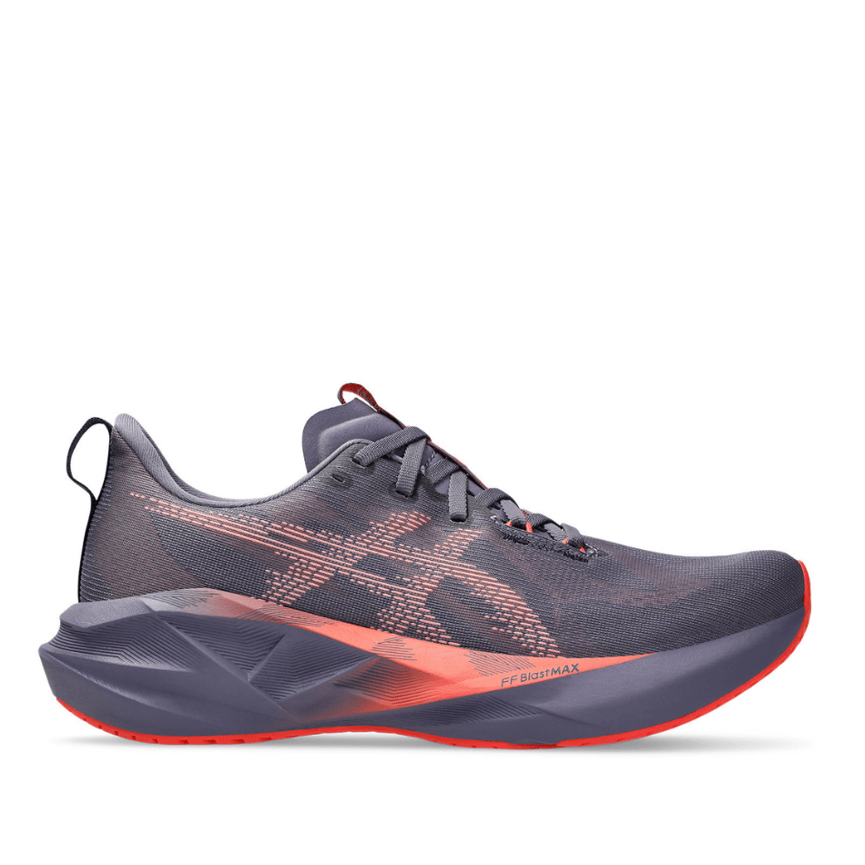 Asics Shoes Asics Women's Novablast 5 Running Shoes in Greyish Purple/Coral Reef SS25 - Up and Running