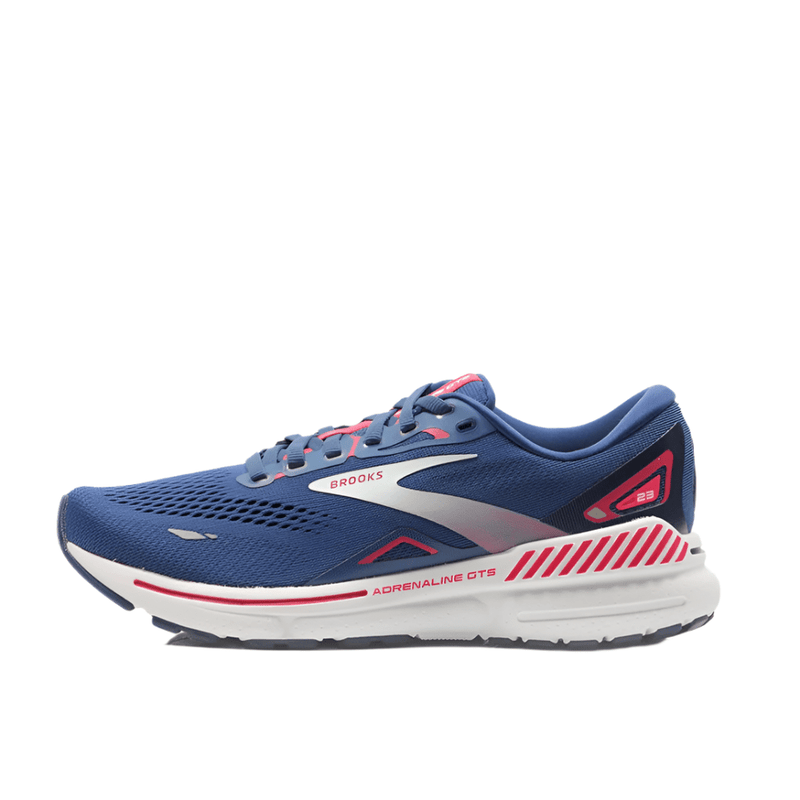 Brooks Shoes Brooks Adrenaline GTS 23 Women's Running Shoes in Blue Raspberry/White AW23 - Up and Running