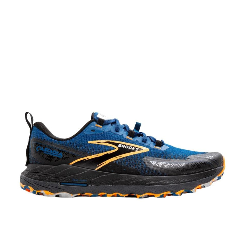 Brooks Shoes Brooks Cascadia 18 Men's Running Shoes AW24 Blue Sapphire/Black/Orange - Up and Running