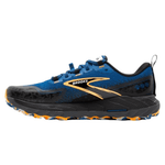 Brooks Shoes Brooks Cascadia 18 Men's Running Shoes AW24 Blue Sapphire/Black/Orange - Up and Running