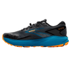 Brooks Shoes Brooks Divide 5 Men's Running Shoes AW24 Ebony/Mosaic Blue/Orange - Up and Running