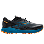 Brooks Shoes Brooks Divide 5 Men's Running Shoes AW24 Ebony/Mosaic Blue/Orange - Up and Running