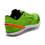 Brooks Shoes Brooks Draft XC Men's Running Shoes Green Gecko/Red Orange/White AW24 - Up and Running