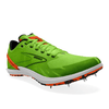 Brooks Shoes Brooks Draft XC Men's Running Shoes Green Gecko/Red Orange/White AW24 - Up and Running