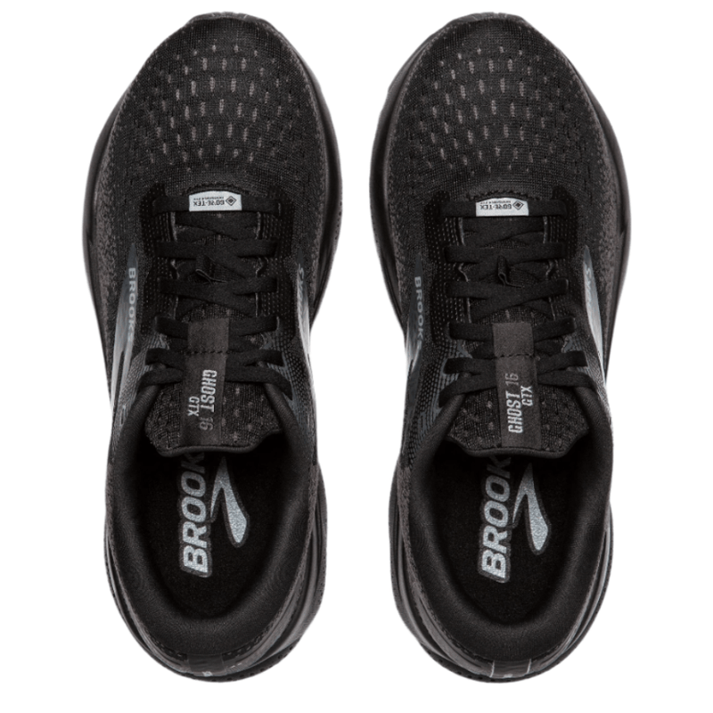 Brooks Shoes Brooks Ghost 16 GTX Women's Running Shoes in Black/Black/Ebony AW24 - Up and Running