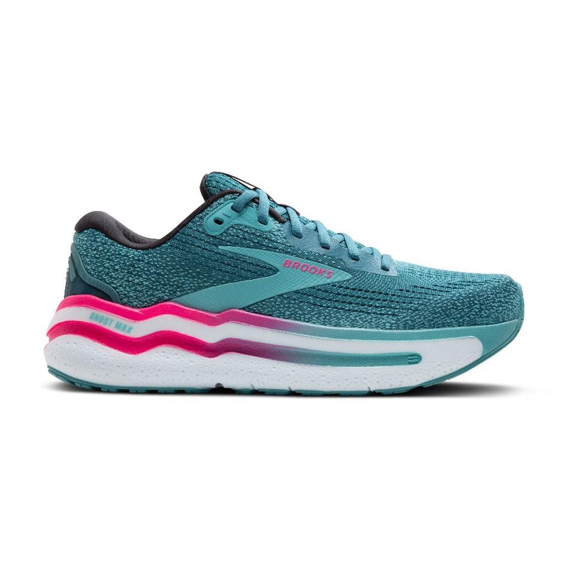 Brooks Shoes Brooks Ghost Max 2 Women's Running Shoes AW24 Storm Blue/Knockout Pink/Aqua - Up and Running