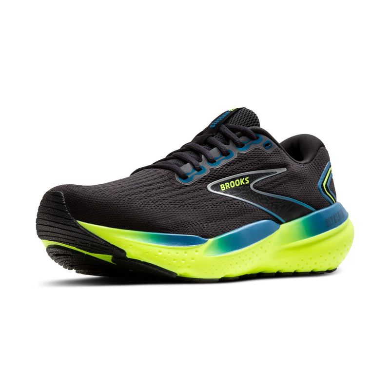 Brooks Footwear Brooks Glycerin 21 Men's Running Shoes AW24 Black/Blue/Nightlife - Up and Running