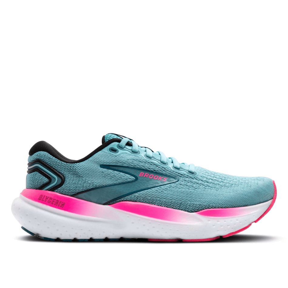 Brooks Shoes Brooks Glycerin 21 Women's Running Shoes AW24 Moroccan Blue/Aqua/Pink - Up and Running