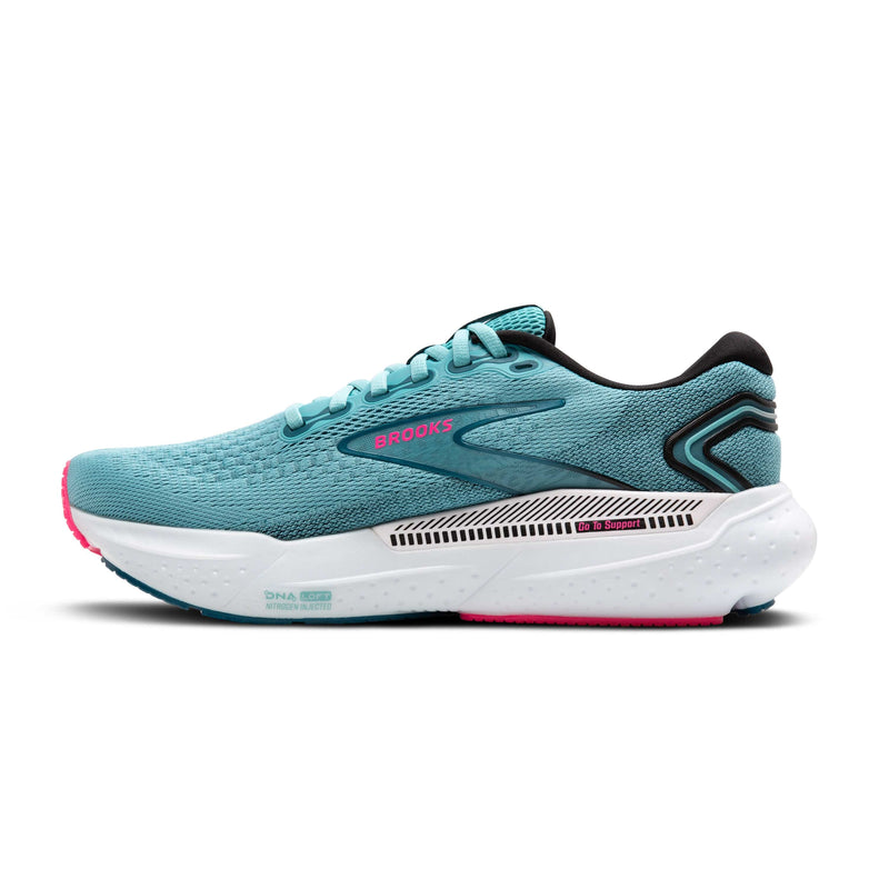 Brooks Footwear Brooks Glycerin GTS 21 Women's Running Shoes AW24 Moroccan Blue/Aqua/Pink - Up and Running