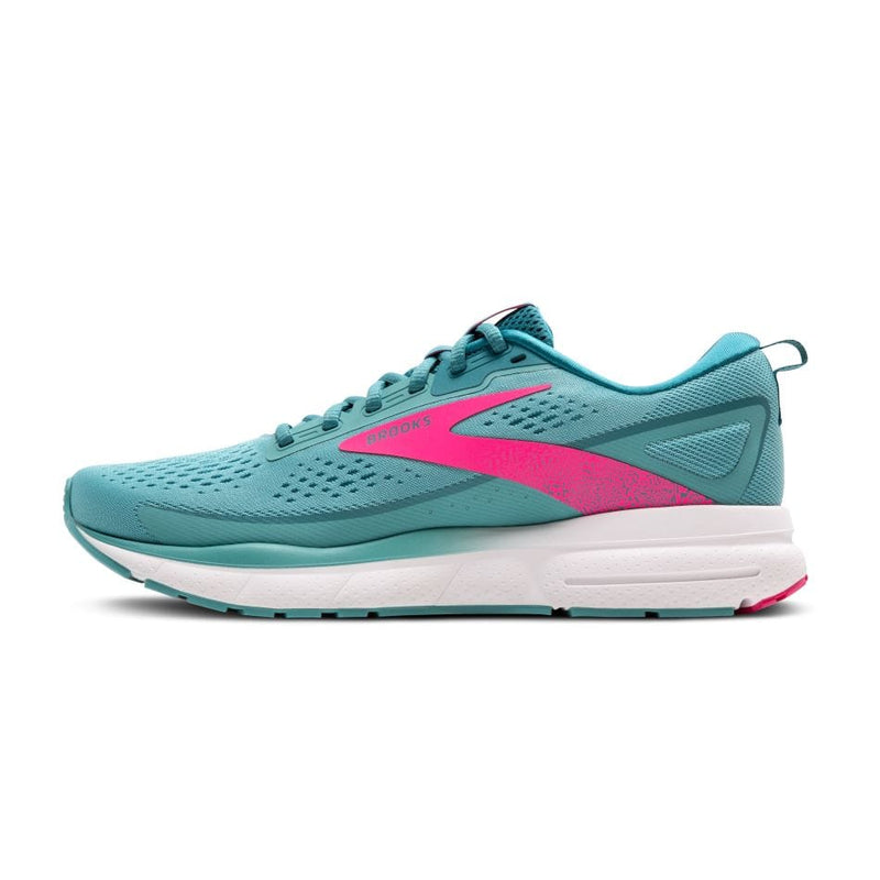 Brooks Shoes Brooks Trace 3 Women's Running Shoes AW24 Aqua/Storm/Pink - Up and Running