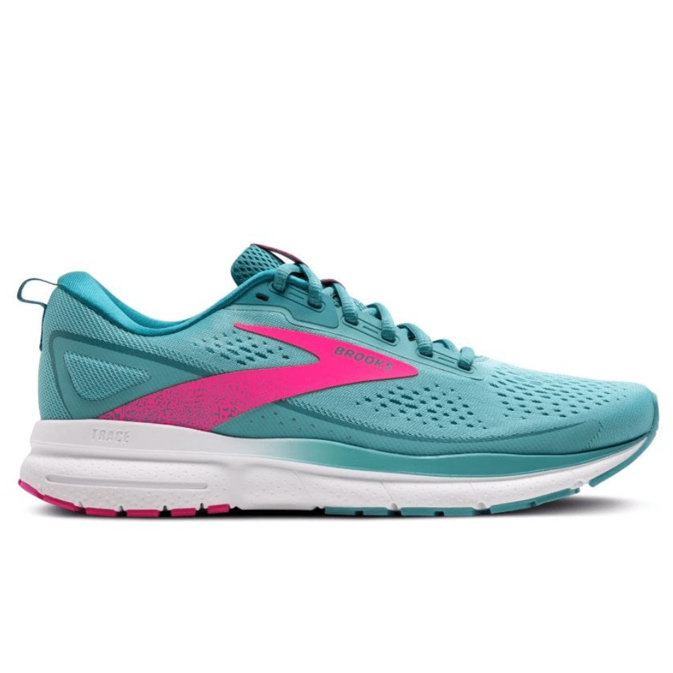 Brooks Shoes Brooks Trace 3 Women's Running Shoes AW24 Aqua/Storm/Pink - Up and Running