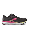 Brooks Shoes Brooks Women's Ghost 16 Running Shoes D Width (Wide Fit) in Black/Pink/Yellow AW24 - Up and Running