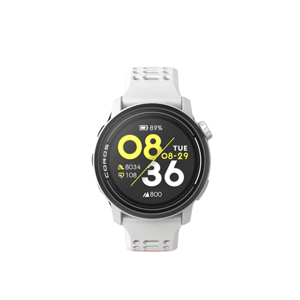 COROS PACE 3 Premium GPS Sport Watch with Silicone Band in White