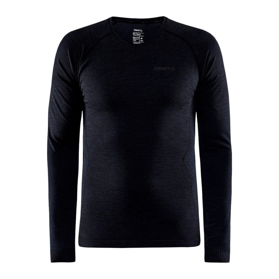 Craft Clothing Craft Men's Core Dry Active Comfort LS Tee Black SS24 - Up and Running