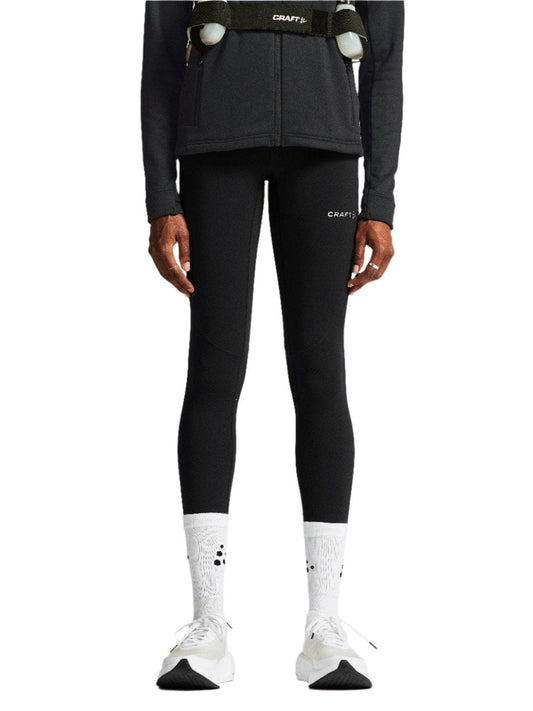 Craft Craft Women's ADV Essence Warm Tights 2 in Black AW24 - Up and Running