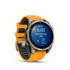 Garmin Electronics Garmin Fenix 8, 47mm, AMOLED, Sapphire, Titanium and Graphite with Spark Orange and Graphite Band - Up and Running