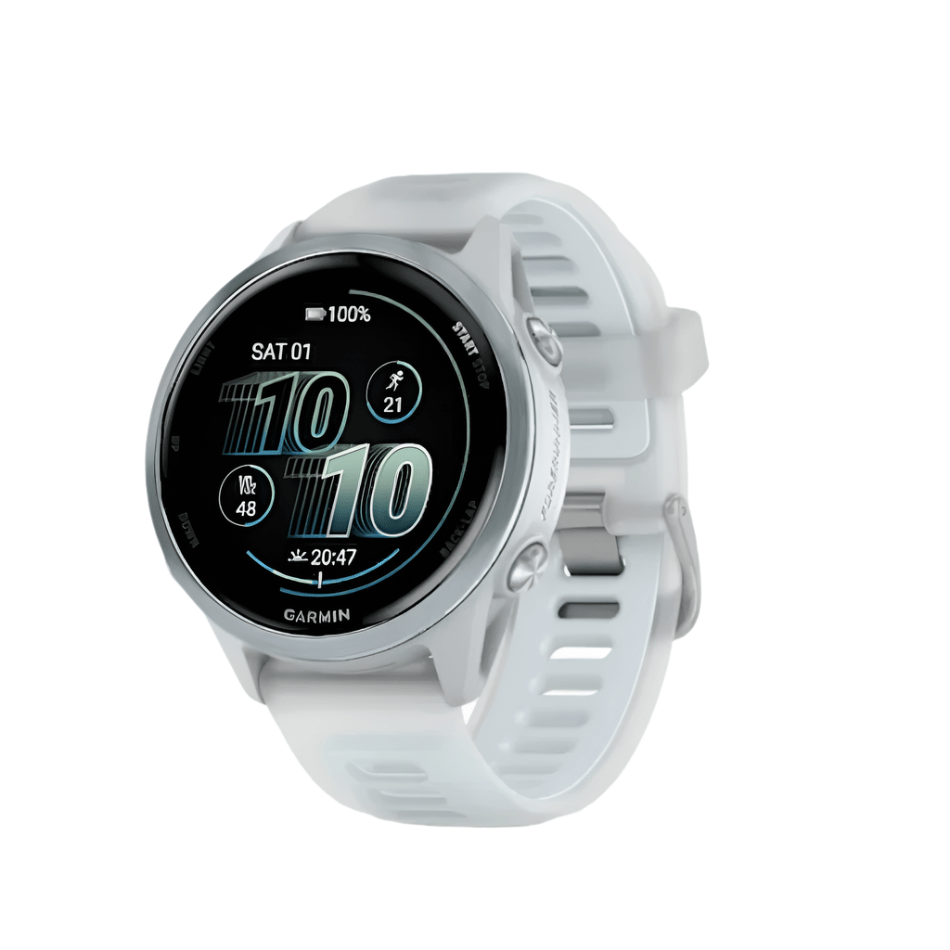 Forerunner 570 42mm GPS Running Watch Whitestone Cloud