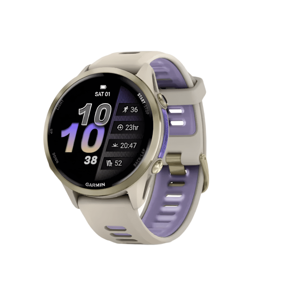Garmin Electronics Garmin Unisex Forerunner 970 GPS Running Watch in French Gray/Indigo - Up and Running