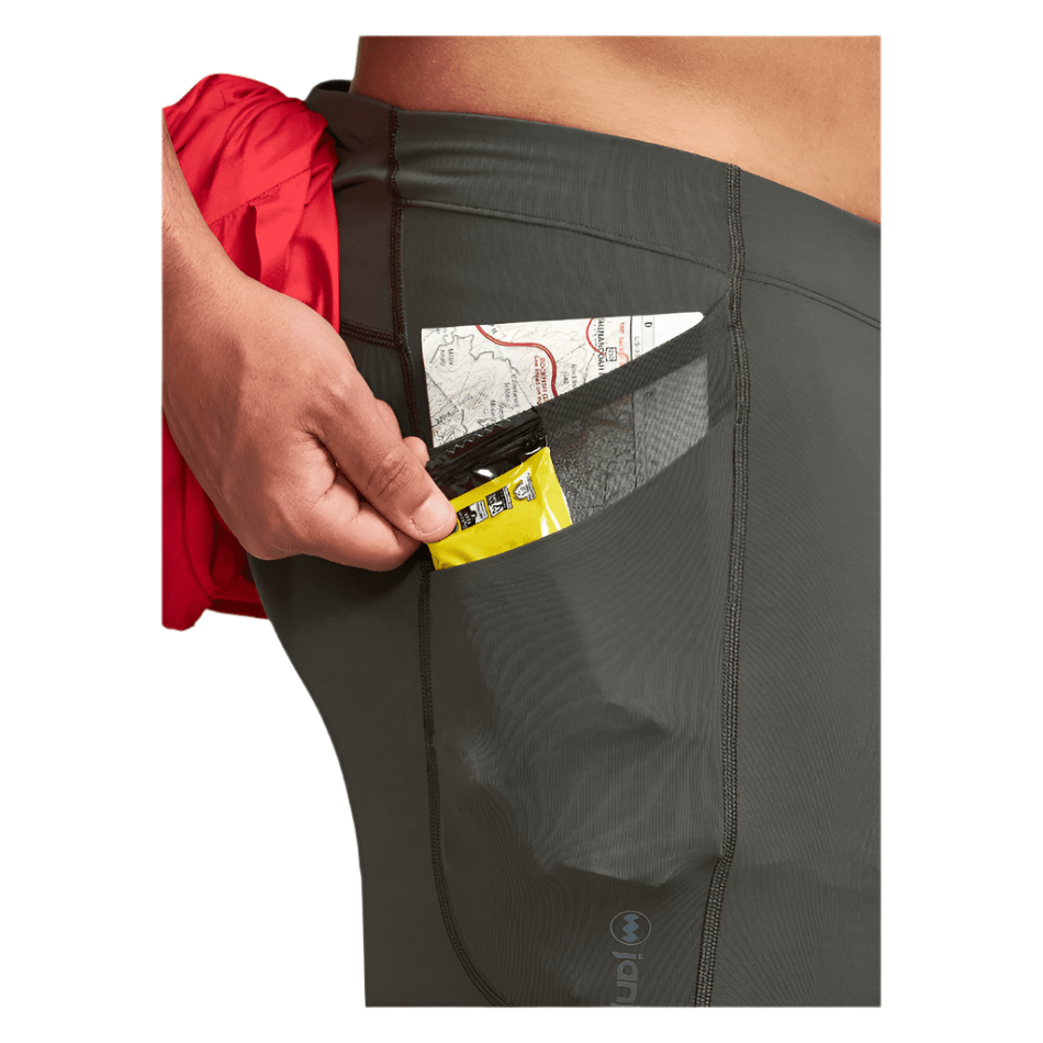 Janji Clothing Janji Men's Trail Tight in Carbon AW24 - Up and Running