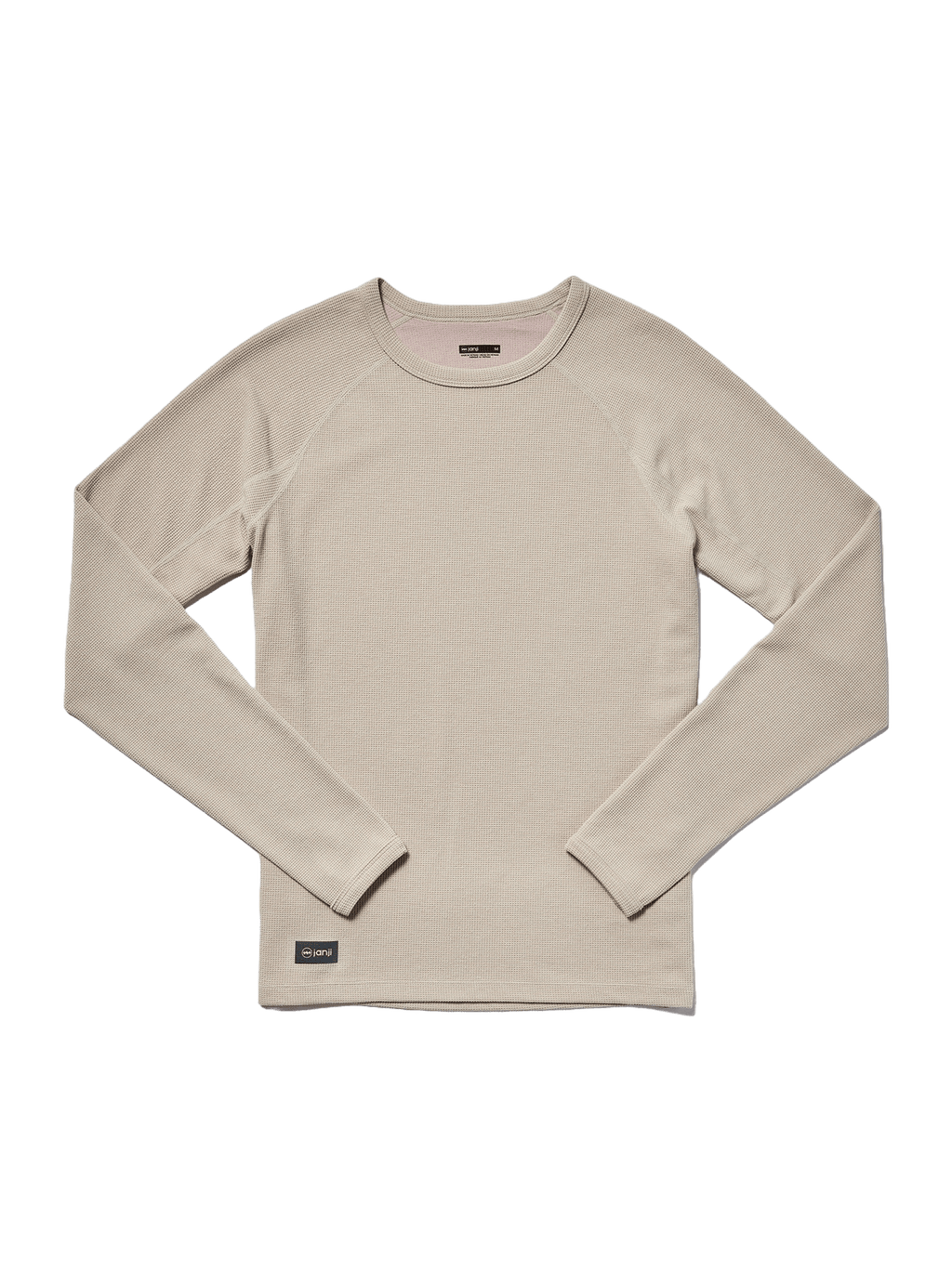 Janji Clothing Janji Men's Waffleloft Long Sleeve in Dune AW24 - Up and Running