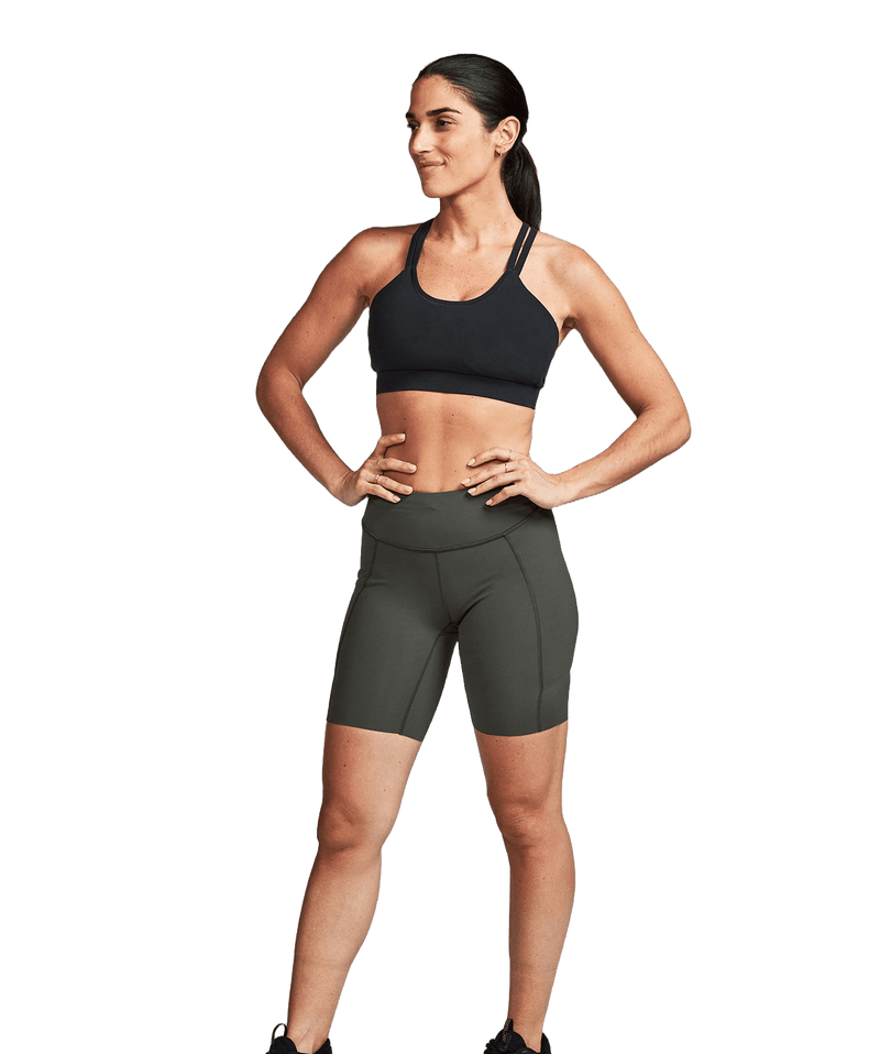 Janji Clothing Janji Women's 7 inch Pace Short in Carbon AW24 - Up and Running