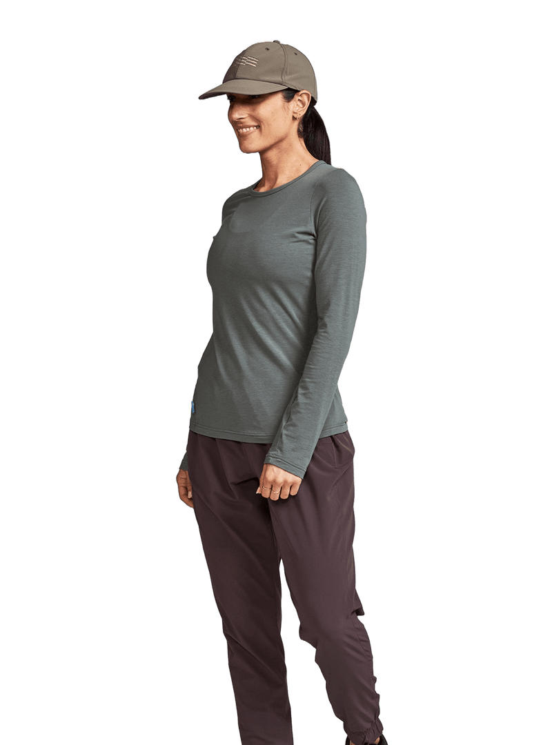 Janji Clothing Janji Women's Circa Daily Long Sleeve in Scree AW24 - Up and Running