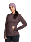 Janji Clothing Janji Women's Waffleloft Long Sleeve in Loam AW24 - Up and Running