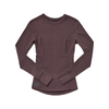 Janji Clothing Janji Women's Waffleloft Long Sleeve in Loam AW24 - Up and Running