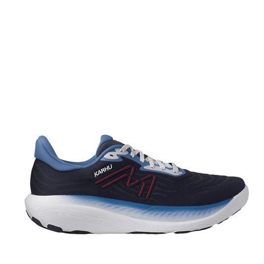 Karhu Shoes Karhu Men's Ikoni 3.0 Running Shoes Mood Indigo/Fiery Red AW24 - Up and Running