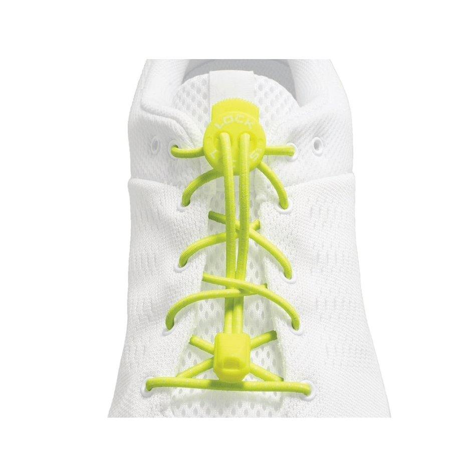 Lock Laces Accessories Lock Laces in Neon Yellow - Up and Running