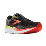 Brooks Footwear Men's Brooks Ghost 16 - AW24 - Black/Manderin Red/Green - Up and Running