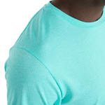 New Balance Clothing Men's New Balance Athletics T-shirt Turquoise AW24 - Up and Running