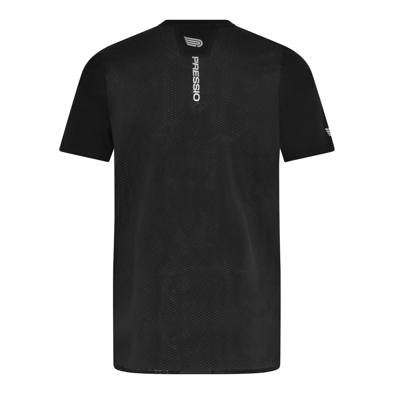 Pressio Clothing Men's Pressio Elite Short Sleeved Top - Black - SS24 - Up and Running