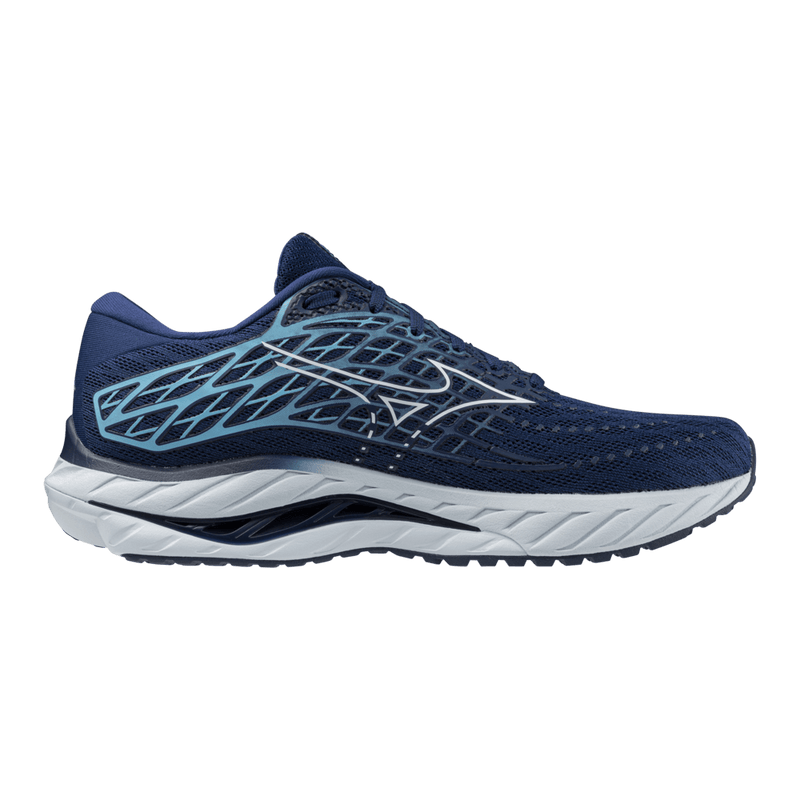 Mizuno Footwear Mizuno Men's Wave Inspire 20 AW24 - Estate Blue/ White/ River Blue - Up and Running