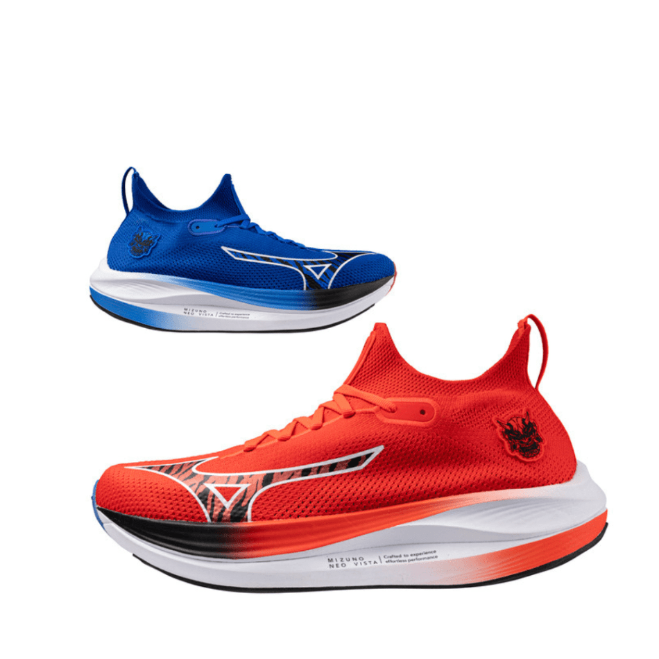 Neo Vista Running Shoes Oni Demon Ignition Red Black Baseball SS25