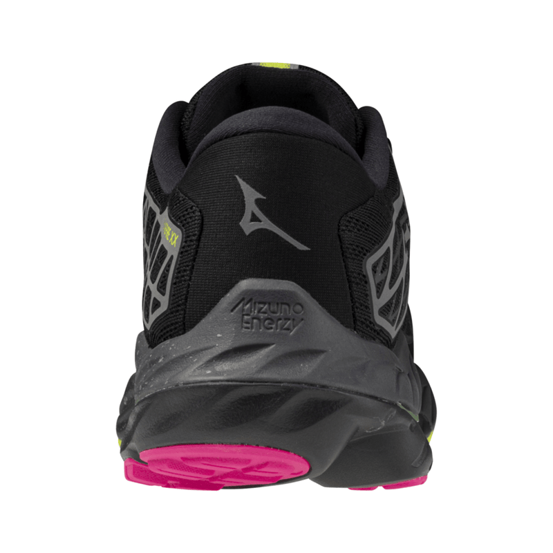 Mizuno Shoes Mizuno Wave Inspire 20 Women's Running Shoes-Black/Silver/Sunny Lime AW24 - Up and Running