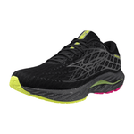 Mizuno Shoes Mizuno Wave Inspire 20 Women's Running Shoes-Black/Silver/Sunny Lime AW24 - Up and Running