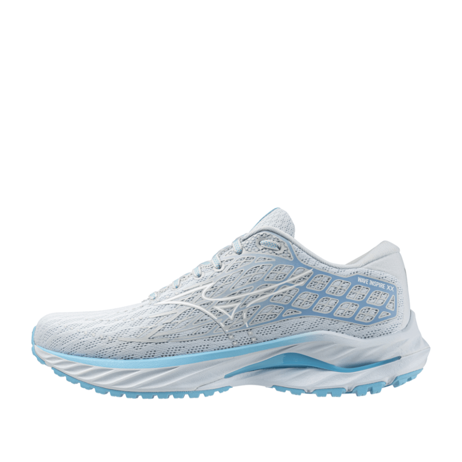 Mizuno Shoes Mizuno Women's Wave Inspire 20 Running Shoes in Plein air/white/river blue - Up and Running