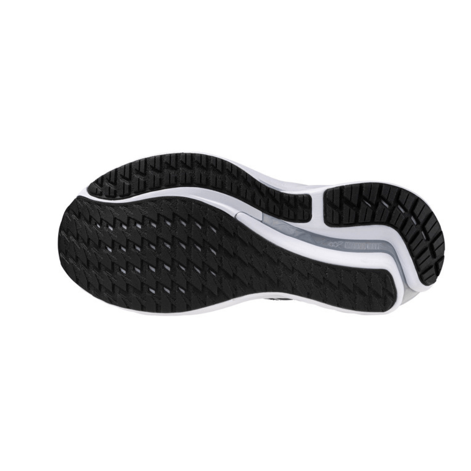 Mizuno Shoes Mizuno Women's Wave Inspire 21 Running Shoes in Black/Silver/Metallic Gray SS25 - Up and Running