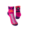 Monkey Sox Socks Monkey Sox Ultra Geo Sport Socks in Pink/Purple - Up and Running