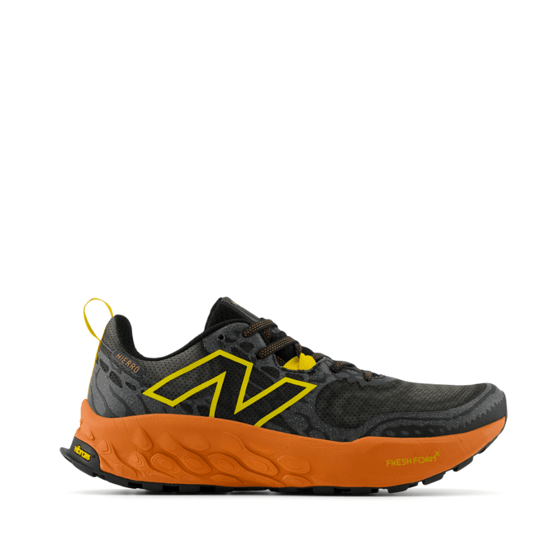 New Balance Shoes New Balance Hierro v8 Men's Running Shoes Black/Orange AW24 - Up and Running