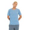 New Balance Clothing New Balance Men's Athletics Jacquard T-shirt in Heron Blue AW24 - Up and Running