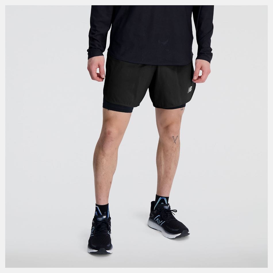 New Balance Clothing New Balance Men's Q Speed 6 " 2in1 Short - Up and Running