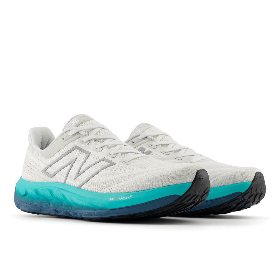 New Balance Shoes New Balance Vongo v6 Men's Running Shoes White/Green AW24 - Up and Running