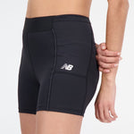 New Balance Clothing New Balance Women's Q Speed Shape Shield Fitted Short - Up and Running