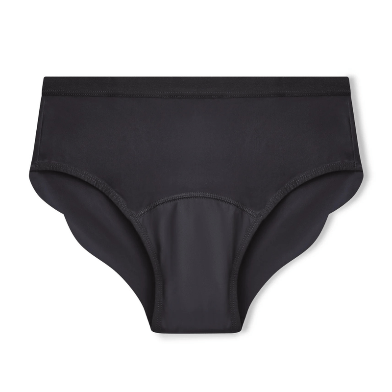 Nixi Accessories Nixi Women's Susie Sporty Hip Hugger Black Knickers - Up and Running