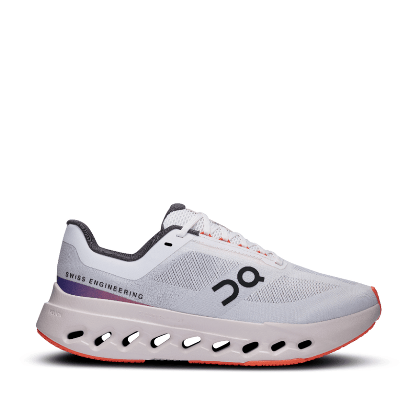 On Shoes On Cloudsurfer Next Women's Running Shoes in White Flame AW24 - Up and Running