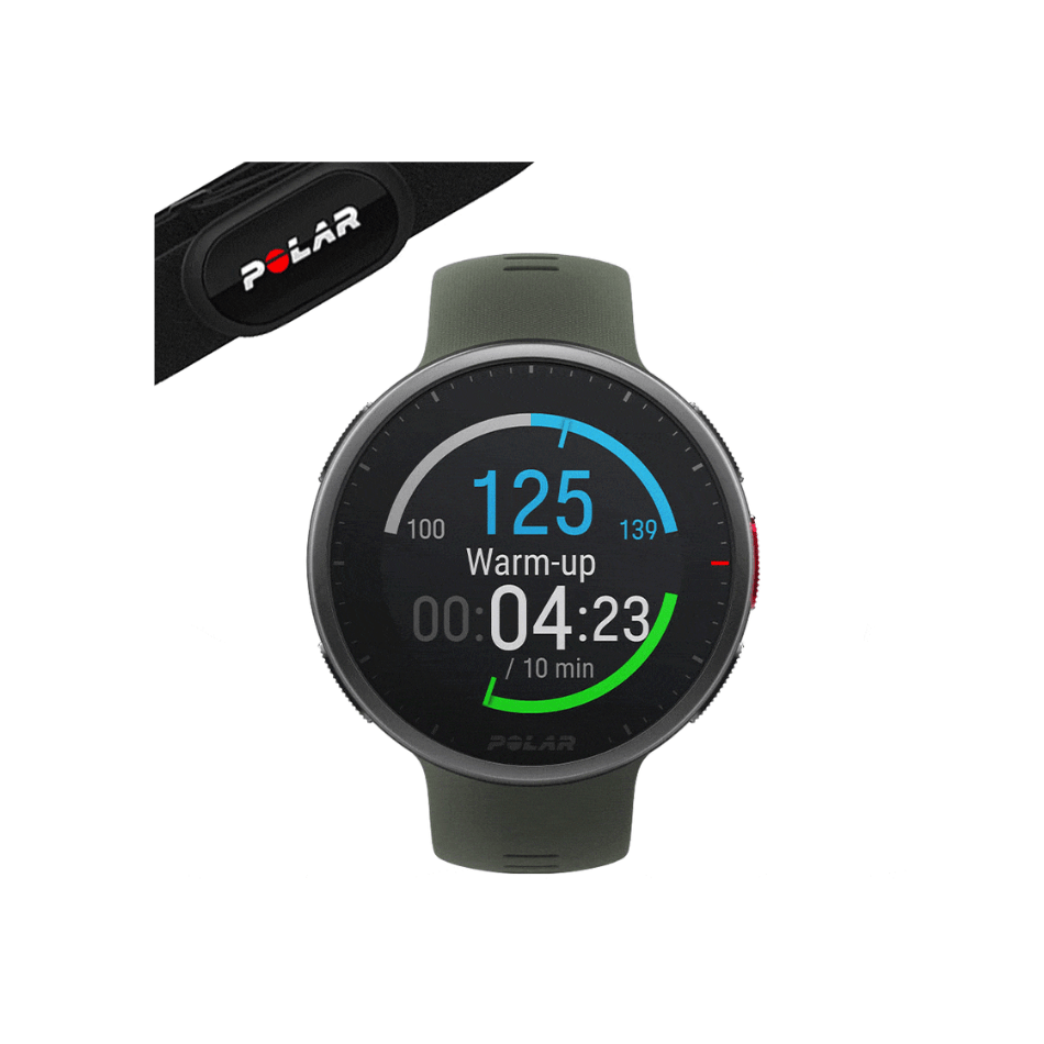 Polar Electronics Polar Vantage V2 Green with H10 Heart Rate Sensor - Up and Running